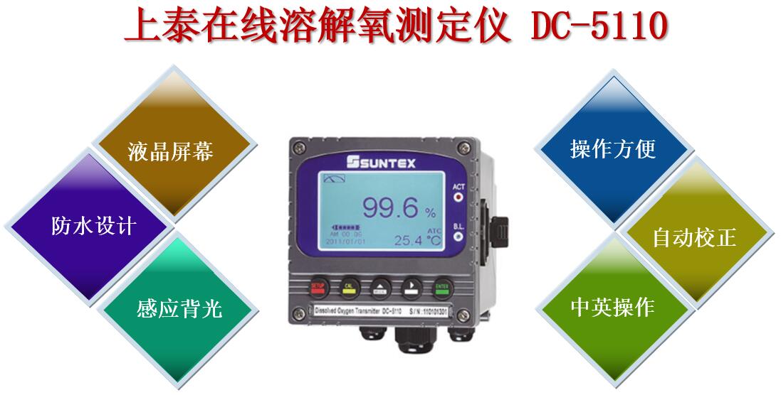 上泰在线溶解氧测定仪DC-5110