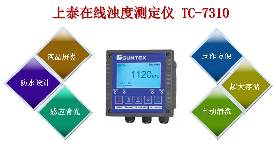 上泰在线浊度测定仪TC-7310