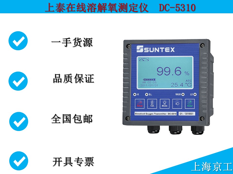 上泰在线溶解氧测定仪DC-5310